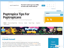 Tablet Screenshot of poptropicatips.com